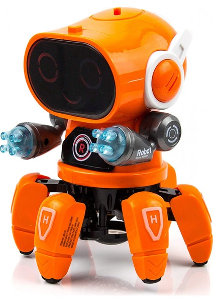 Dans Eden Robot, Yürüyen Elektronik Pille Çalışan Yanıp Sönen Işıklar ve Müzik Çocuk Robotu, Çocuklar Için Robot Oyuncaklar, 4 5 6 7 8 9 Yaşındaki Çocuklara Hediye1 (Yurt Dışından)