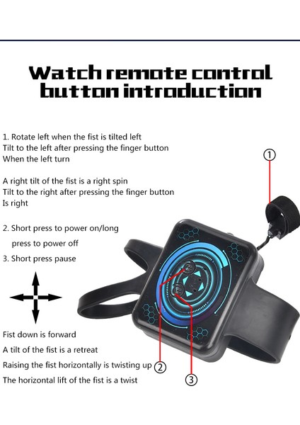 Elektrikli Rc Araba - 2.4g 4WD Rc Dublör Araba, Joystick Kontrolü, Hareket Algılama, 2 Şarj Edilebilir Pil, Erkekler ve Kızlar Için Hediye 6+1 (Yurt Dışından)