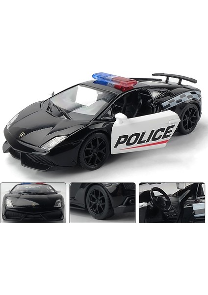 1/43 Lamborghini LP700 Sina Yarış Oyuncak Araba Modeli Rmz City Döküm Minyatür Serbest Tekerlek Geri Çekin (Yurt Dışından)