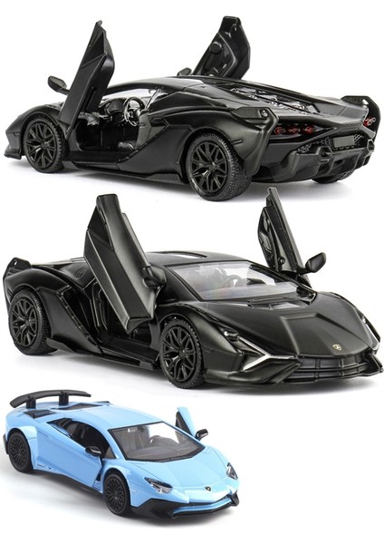 1/43 Lamborghini LP700 Sina Yarış Oyuncak Araba Modeli Rmz City Döküm Minyatür Serbest Tekerlek Geri Çekin (Yurt Dışından)