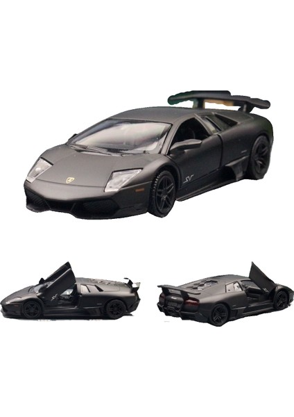 1/36 Lamborghini LP670 Sina Yarış Oyuncak Araba Modeli Rmz City Döküm Minyatür Serbest Tekerlek Geri Çekin (Yurt Dışından)