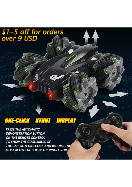 1:16 4WD Uzaktan Kumanda Araba Radyo Jest Sensörü Müzikli Işık Büküm Yüksek Hızlı Dublör Uzaktan Kumanda Off-Road Drift Araba Araba Modeli (Yurt Dışından) fiyatları