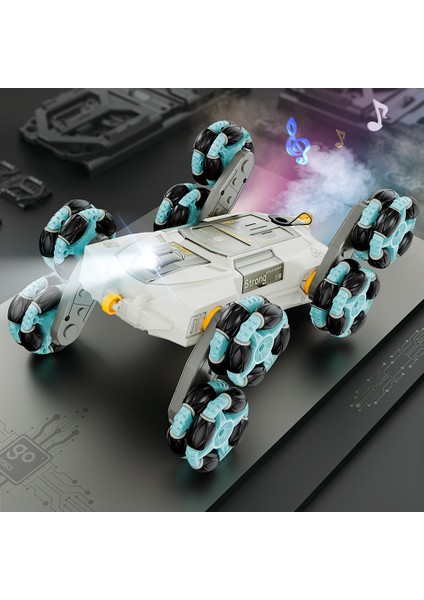 6 Tekerlekli Sprey Boyalı Uzaktan Kumandalı Akrobasi Arabası 4WD Hareketli Kollu Drift Arabası Hareket Algılamalı Deformasyon Uzaktan Kumandalı Işıklı Araba (Yurt Dışından) fiyatları