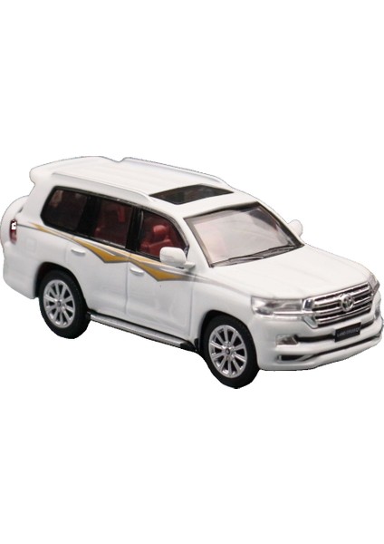1/64 Toyota Land Cruiser LC200 Minyatür Model Oyuncak Araba Araç Filibir Alaşım (Yurt Dışından)