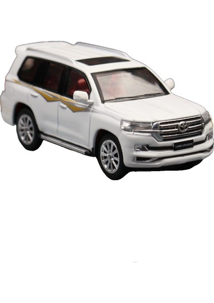 1/64 Toyota Land Cruiser LC200 Minyatür Model Oyuncak Araba Araç Filibir Alaşım (Yurt Dışından)