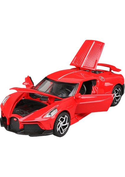 1:32 Bugatti La Voiture Noire Siyah Ejderha Süper Araba Oyuncak Alaşım Araba (Yurt Dışından)