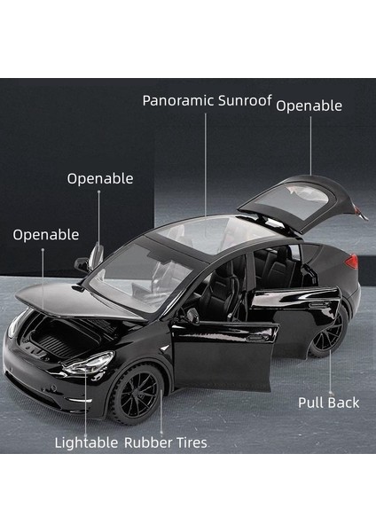1/32 Tesla Model Y Suv Oyuncak Araba Modeli (Yurt Dışından)