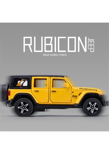 1:32 Jeep Wrangler Rubicon Alaşım Araba Modeli Döküm Metal Arazi Aracı (Yurt Dışından)