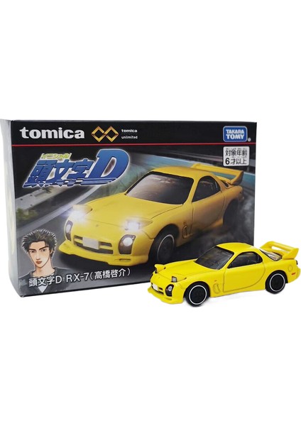Tomy Ilk D Toyota AE86 Rx7 Gtr Çocuklar Alaşım Araba Döküm ve Oyuncak Araba Araba Modeli (Yurt Dışından)