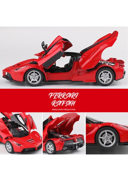 1:32 Ferrari Laferrari Süper Araba Metal Döküm Alaşım Oyuncak (Yurt Dışından)