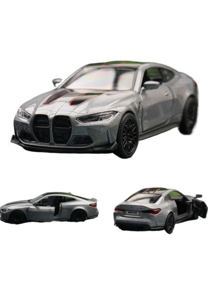 1/36 Bmw M4 Csl G82 Sedan Oyuncak Araba Minyatür Model Rmz Şehir Serbest Tekerlek (Yurt Dışından)