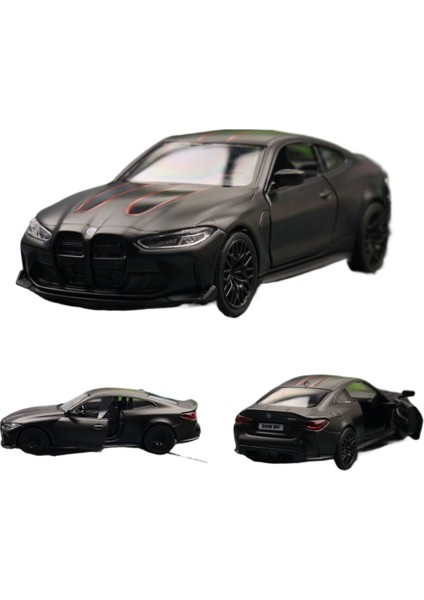 1/36 Bmw M4 Csl G82 Sedan Oyuncak Araba Minyatür Model Rmz Şehir Serbest Tekerlek (Yurt Dışından)