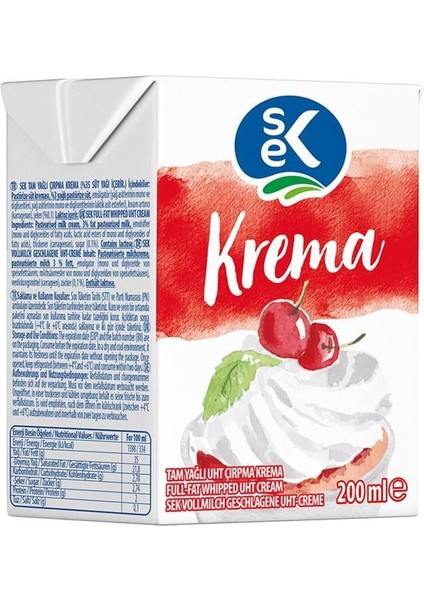 % 35 Yağlı Krema 200 ml x 27