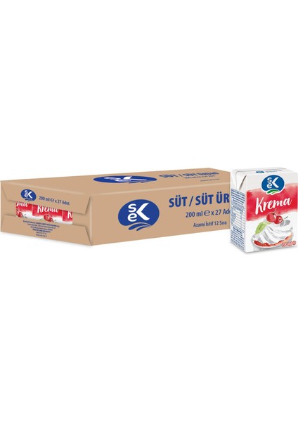 % 35 Yağlı Krema 200 ml x 27