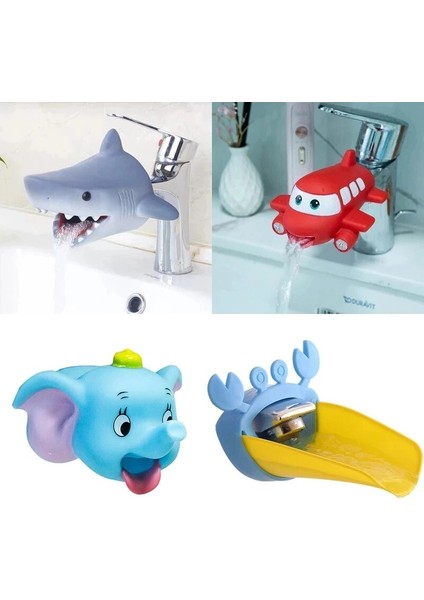 Güzel Karikatür Musluk Genişletici Çocuklar El Yıkama Banyo Lavabo Aksesuarları Mutfak Uygun Bebek Yıkama Yardımcısı Su Oyuncakları (Yurt Dışından) modelleri
