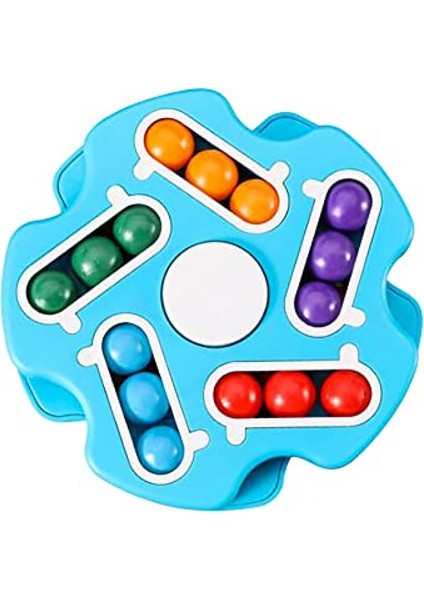Dönen Sihirli Fasulye Sihirli Küp, Fidget Oyuncak Plastik Kilit Oyuncak Fidget Spinner Jiroskop Stres Giderici Oyuncak, Zeka Bulmaca Erkekler Kızlar Için Parmak Döndürme1 (Yurt Dışından)