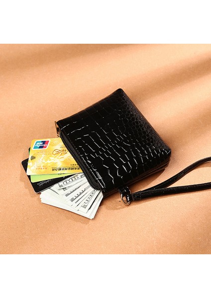 Timsah Dokulu Cüzdan Clutch Çanta El Askılı Pu Deri Bozuk Para Cüzdanı (Yurt Dışından) fiyatları
