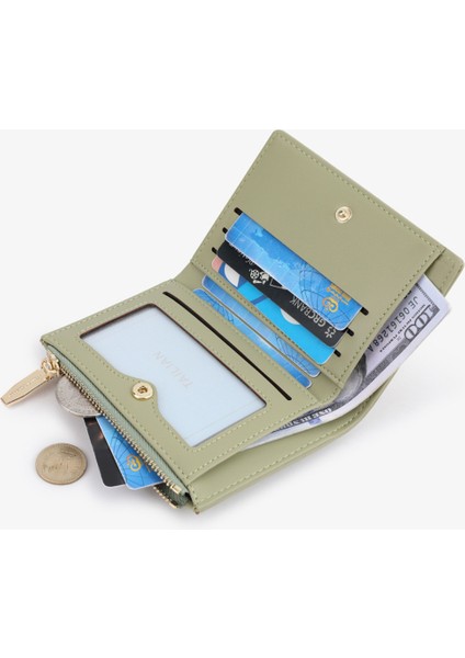 Cüzdan Kimlik Penceresi Nakit Kart Tutucu Fermuarlı Para Cebi (Yurt Dışından) modelleri