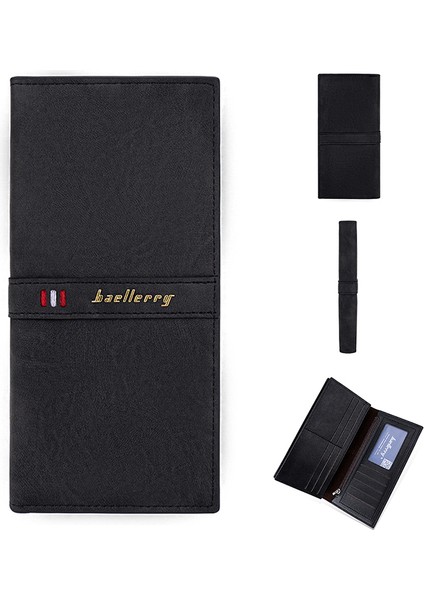 Pu Deri Cüzdan Telefon Saklama Çantası Kart Tutucu Fermuarlı Çanta (Yurt Dışından)