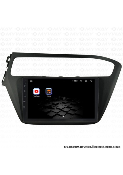 Araç Multimedya Hyundai I20 Android 12 Carplay 4gb Ram + 64GB HDD 2018-2020 Navigasyon Ekran Myw