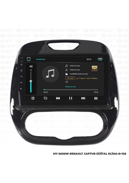 Araç Multimedya Renault Captur Android 12 Carplay 4gb Ram + 64GB HDD Dijital Navigasyon Ekran Myw
