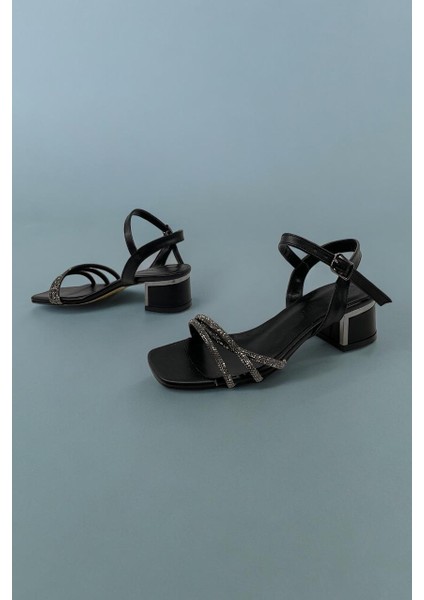 Y2446201 Siyah Kadın Sandalet indirimleri