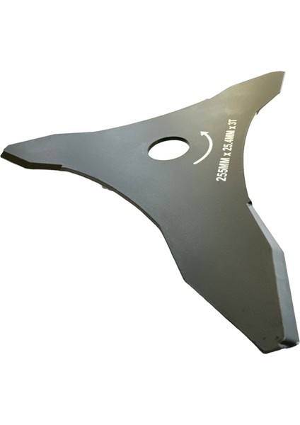 Üçlü Tırpan Bıçagı Kalın (255*25.4 mm)