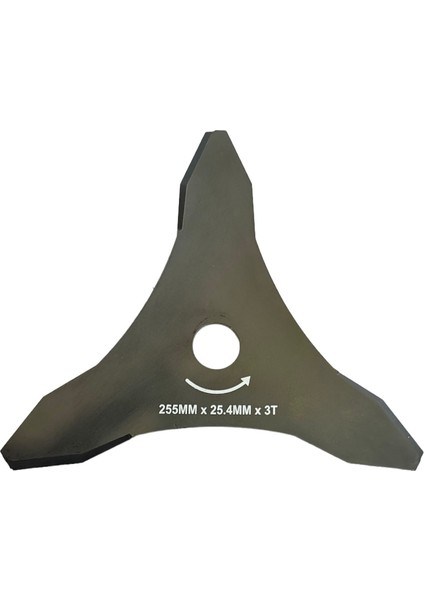 Üçlü Tırpan Bıçagı Kalın (255*25.4 mm)