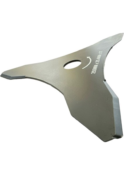 Üçlü Tırpan Bıçagı Kalın (255*25.4 mm)