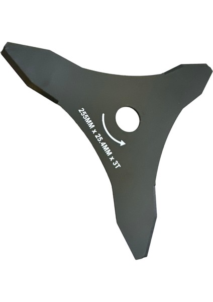 Üçlü Tırpan Bıçagı Kalın (255*25.4 mm)