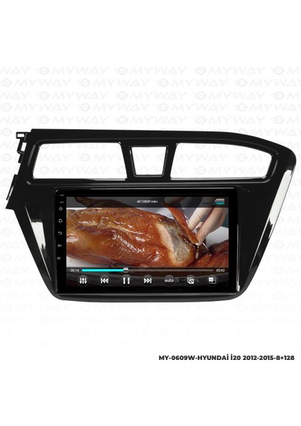 Araç Multimedya Hyundai I20 Android 12 Carplay 4gb Ram + 64GB HDD 2012-2015 Navigasyon Ekran Myw