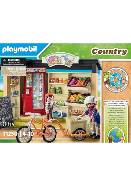 71250 Country Çiftlik Dükkanı, Çiftlik Hayvanı Oyun Setleri, Sürdürülebilir Oyuncaklar, E