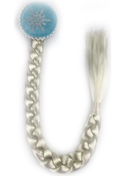 Festival Doğum Günü Balo Partisi Dondurulmuş Elsa Stil Peruk Örgüsü Stokta Sıcak Satış (Yurt Dışından) indirimleri