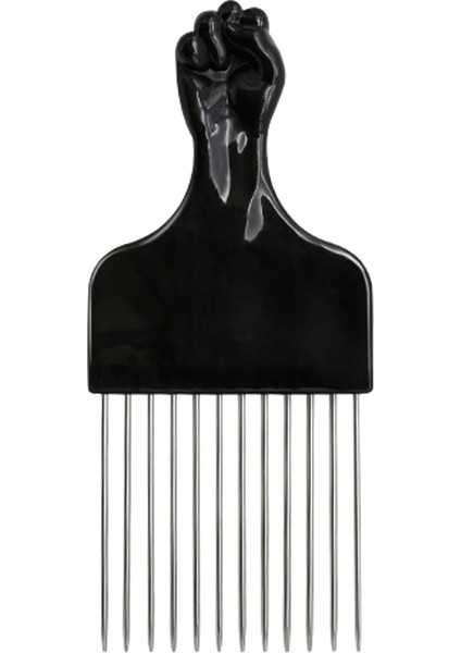 Şekillendirici Aracı Kıvırcık Profesyonel Detangle Örgü Afro Paslanmaz Çelik Kuaförlük Saç Alma Tarak Afrika Salon Geniş Diş Ekleme (Yurt Dışından)