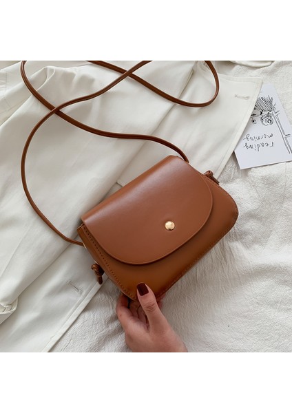 Omuz Çantası Ins Net Kırmızı Popüler Eyer Askılı Çanta Trendi (Yurt Dışından)