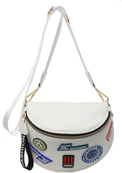 Geniş Harfli Omuz Crossbody Çanta Göğüs Çantası (Yurt Dışından)