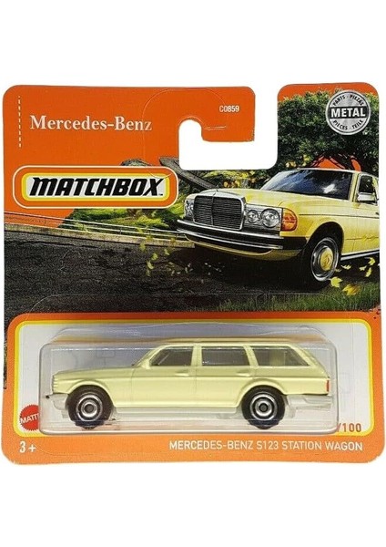 - Mercedes-Benz S123 Station Wagon - Mbx 53/100 - GXM71 - Kısa Kart - Süper Hızlı Lesney -