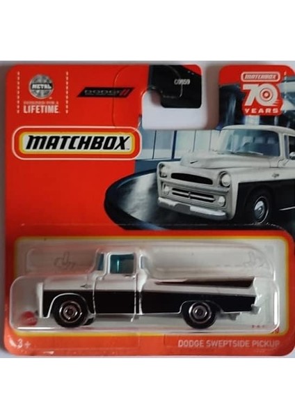 1957 Dodge Sweptside Pickup 14/100 Serisi 2023 Beyaz Beyaz-Siyah