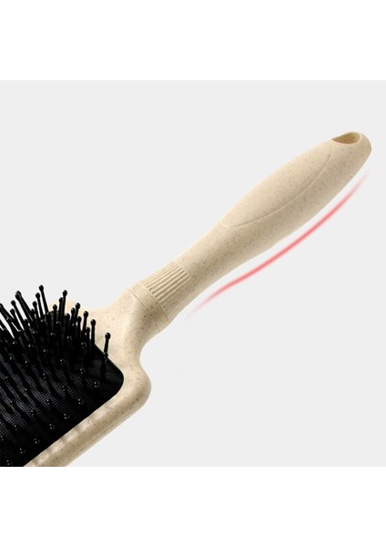 Saç Fırçası Saç Derisi Masaj Tarak Doğal Buğday Samanı Kadın Kıvırcık Detangle Saç Fırçası Salon Kuaförlük Şekillendirici Araçları (Yurt Dışından) fiyatları