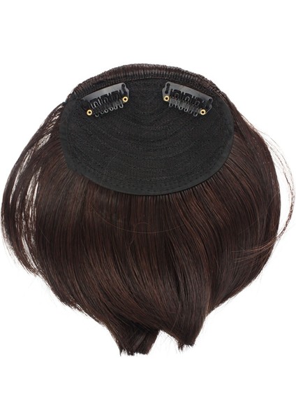 Düz Pürüzsüz Uzantıları Saçak Peruk (Koyu Kahverengi) (Yurt Dışından) modelleri