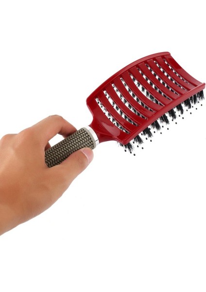 Kadın Erkek Saç Derisi Masaj Tarak Kıl Naylon Saç Fırçası Islak Kıvırcık Detangle Saç Fırçası Salon Kuaförlük Şekillendirici Araçları (Yurt Dışından) fiyatları