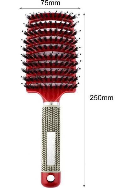 Kadın Erkek Saç Derisi Masaj Tarak Kıl Naylon Saç Fırçası Islak Kıvırcık Detangle Saç Fırçası Salon Kuaförlük Şekillendirici Araçları (Yurt Dışından) fırsatları