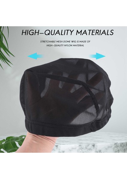 Adet Peruk Kap Peruk Yapımı Için Elastik Kubbe Örgü Peruk Kap Kadın Ön Dantel Peruk Siyah (Yurt Dışından) modelleri