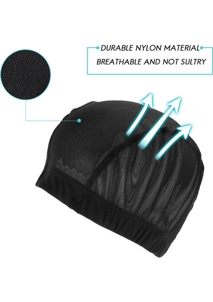 Adet Peruk Kap Peruk Yapımı Için Elastik Kubbe Örgü Peruk Kap Kadın Ön Dantel Peruk Siyah (Yurt Dışından) fırsatları