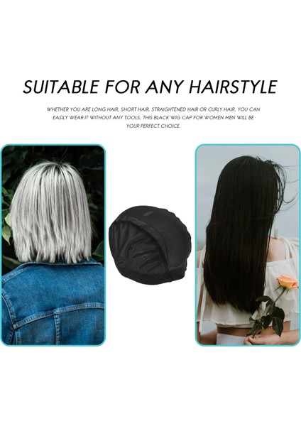 Adet Peruk Kap Peruk Yapımı Için Elastik Kubbe Örgü Peruk Kap Kadın Ön Dantel Peruk Siyah (Yurt Dışından) indirimleri