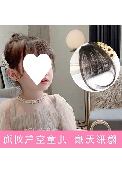 Çocuk Peruk Hava Patlama Kız Internet Ünlü Sahte Patlama Kadın Doğal Saç Bebek Liu Hai Tek Parça (Yurt Dışından) modelleri