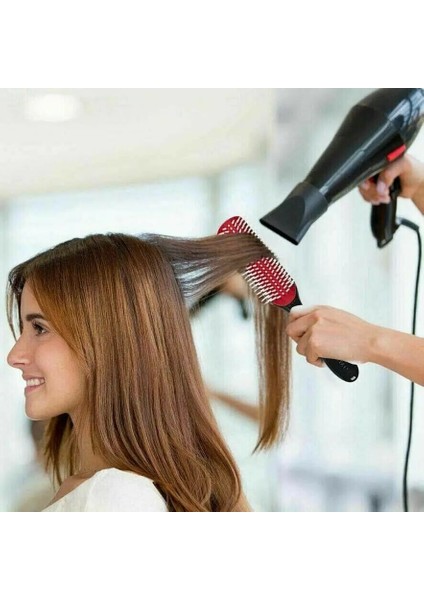 Saç Şekillendirici Fırça Buğday Samanı Detangle Saç Fırçası Salon Kuaförlük Düz Kıvırcık Saç Tarak Arapsaçı Saç Fırçası (Yurt Dışından) modelleri