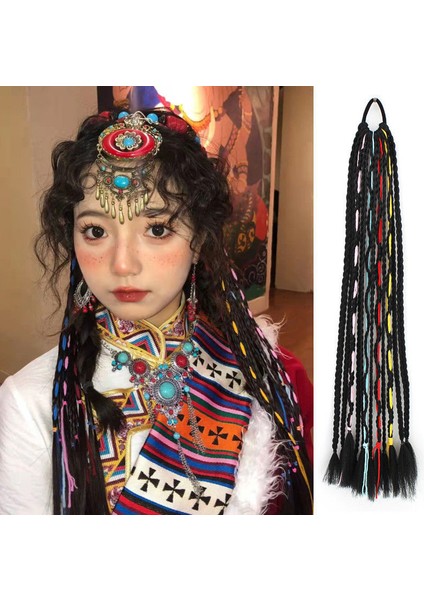 Batı Tibet Tibet Peruk Tibet Örgü Dreadlocks Etnik Tarzı Örgü Peruk Dreadlocks Renk Renkli Halatlar Ince Iplik Örgü (Yurt Dışından) fiyatları