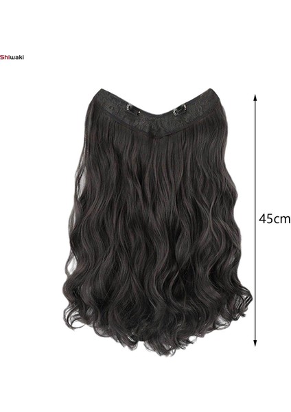 Klipsli Saç Uzantıları Sentetik Dalgalı Kadın Konserleri Siyah (Yurt Dışından) fırsatları