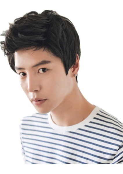 Üretici Dış Ticaret Avrupa ve Amerika Erkek Peruk Yakışıklı Uçak Kafa Dokusu Peruk Kılıf Yüksek Sıcaklık Fiber Nokta (Yurt Dışından) indirimleri